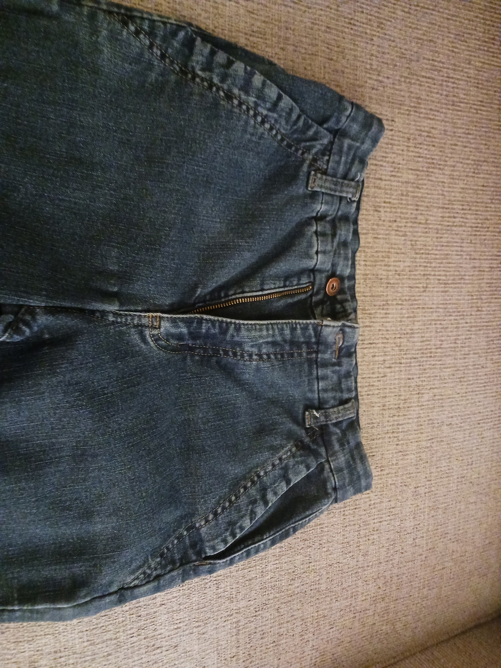 Classic Womens Dark Blue Denim Jeans